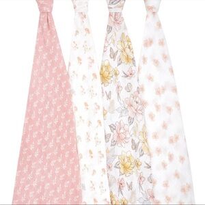 Aden + Anais Essentials Organic Swaddle Blankets - Earthly Pattern (Set of 4)